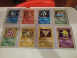 Base Set 1st Edition Lot Of 8 Fan Art Cards - Image 1