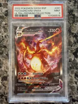 Charizard VMAX #SWSH261 Black Star Promo Holo Pokemon Card TCG PSA 9 - Image 1