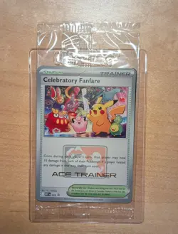 Celebratory Fanfare EN PROMO 28 | 2025 Ace Trainer Reward - Pokemon Card - Image 1