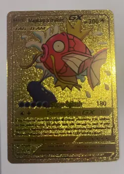 Pokemon Gold Card Magikarp & Warlord 300 Health - Image 1