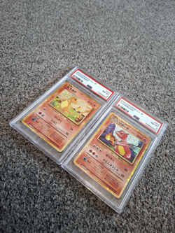 PSA Graded CCL JP Charmander & Charmeleon Pokemon Cards #001/032 Holo CHEAP - Image 3