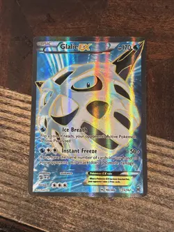Pokemon TCG Glalie EX Full Art Holo Ultra Rare Card 155/162 XY Breakthrough - Image 1