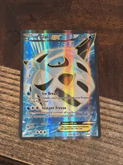 Pokemon TCG Glalie EX Full Art Holo Ultra Rare Card 155/162 XY Breakthrough - Image 4