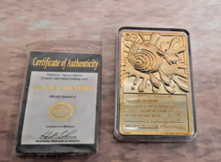 Burger King 1999 Nintendo Poliwhirl & Pokemon 23k Gold Plated Trading Card - Image 3