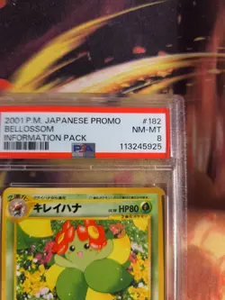 Pokemon Card Japanese Blubella Bellossom Information magazine promo 2001 PSA 8 - Image 5