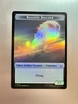 Ballistic Boulder / Soldier - MTG Avatar: The Last Airbender - Token - FOIL - Image 1