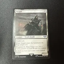 Magic the Gathering Nazgul 336 Uncommon Black Creature from LOTL mtg - Image 1