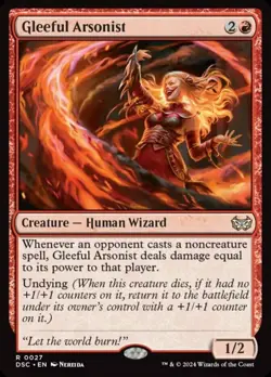 1 x Gleeful Arsonist - Commander: Duskmourn: House of Horror - NM-Mint - MTG - Image 1