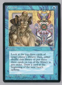 1x Portent - Ice Age - Light Play - Image 1