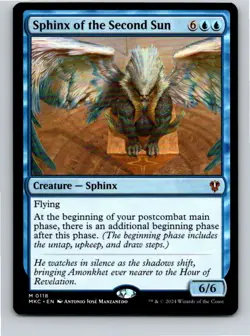 Magic the Gathering Sphinx of Second Sun Murders at Karlov Manor Commander MTG - Image 1