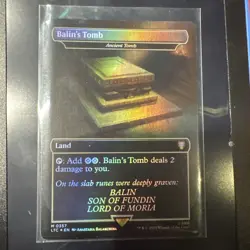 G2U MTG Magic The Gathering FOIL Ancient Tomb Balins Tomb LTC lp - Image 1