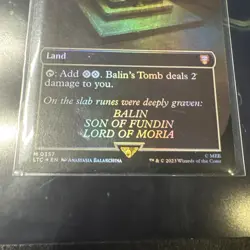 G2U MTG Magic The Gathering FOIL Ancient Tomb Balins Tomb LTC lp - Image 3