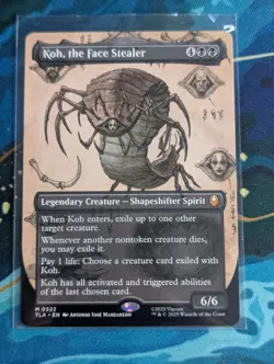 MTG Koh, the Face Stealer BORDERLESS - NM - Avatar: the Last Airbender - Image 1