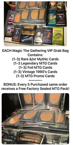 Magic The Gathering [store buyout] VIP Grab Bags GREAT MTG Repack [Read] BonusU - Image 1
