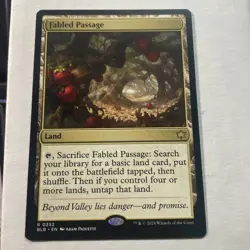 NM Fabled Passage, MTG, Bloomburrow, Magic the Gathering, 252 - Image 1