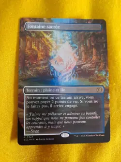 MTG fontaine sacree / hallowed fountain FOIL - Image 1