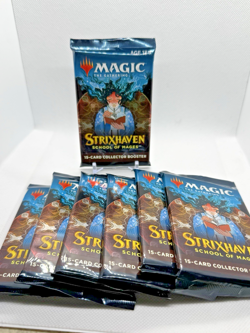 MTG Strixhaven Collector Booster Pack 15 Cards *SEALED* - Lot of 7 Packs 630509958856 - Image 1