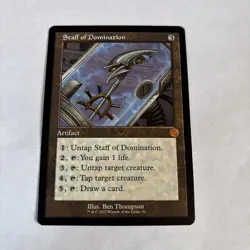 Staff of Domination #56 *Normal* (NM) - The Brothers' War: Retro Frame Artifa... - Image 1
