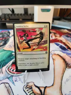 MTG Sudden Strike Marvel's Spider-Man FOIL Magic The Gathering - Image 1