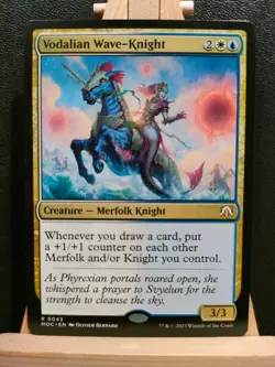 Vodalian Wave-Knight - March of the Machine Commander - Rare - NM (see pics) MTG - Image 1