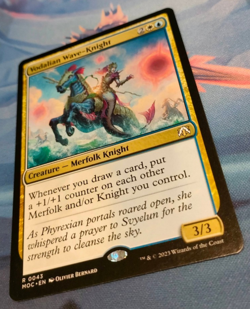 Vodalian Wave-Knight - March of the Machine Commander - Rare - NM (see pics) MTG - Image 3