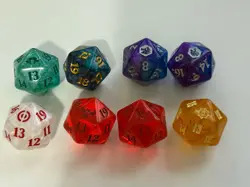 Magic The Gathering Oversized Spindown Dice Premium Bundle Lot of 8 Rare MTG - Image 2