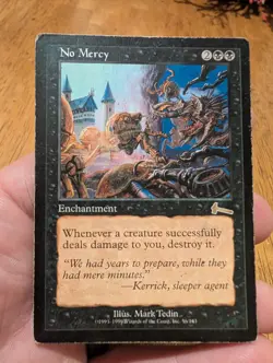 No Mercy Magic The Gathering Urza's Legacy Heavy Play Damaged 56/143 - Image 1
