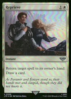 MTG Reprieve [Foil] #26 Magic Lord of the Rings NM - Image 1