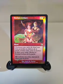 Burning Wish Judgement Foil MTG French Souhait brulant - HP - Image 2