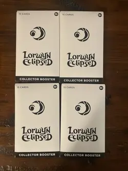 Magic The Gathering MTG Lorwyn Eclipsed Collector Booster Pack Lot 4 New Factory - Image 1
