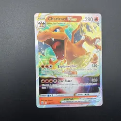 Pokemon Charizard Vstar Ultra Rare Pokemon Sword & Shield Brilliant Stars 18/172 - Image 1