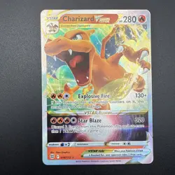 Pokemon Charizard Vstar Ultra Rare Pokemon Sword & Shield Brilliant Stars 18/172 - Image 2