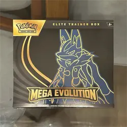 Pokemon TCG Mega Evolution Elite Trainer Box Lucario Sealed Nintendo - Image 1