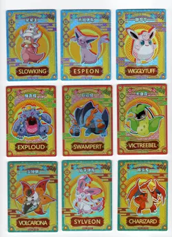 Pokemon Eif Baby Lot GR Trading Cards Holo Foil Charizard Espeon Swampert Sylveo - Image 1