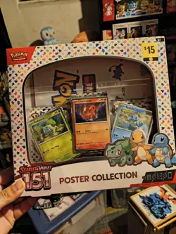 Nintendo Pokemon TCG Scarlet & Violet - 151 Poster Collection Box - 3 Packs 820650853166 - Image 1