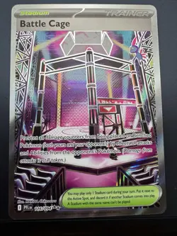 Pokemon TCG Battle Cage full art 116/094 Phantasmal Flames holo ultra rare - Image 1