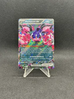 Pecharunt EX 039/064 SV Shrouded Fable Holo Double Rare Pokemon TCG - Image 1
