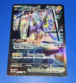 Pokemon TCG Miraidon ex 244/198 S & V Base Set Special Illustration Rare NM - Image 1