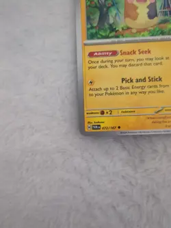 Morpeko 072/167 Pokemon Prize Pack Series 6 Promo Pokemon Card Play! Stamp - Image 4