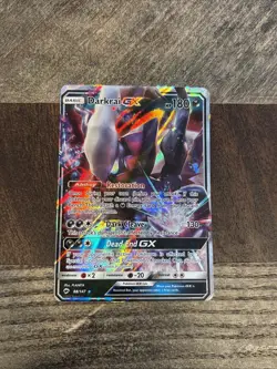 Darkrai GX 88/147 Burning Shadows Miscut Error Misprint Pokemon Card See - Image 1