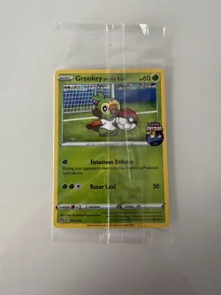 Grookey on the Ball Pokemon Card | Sealed UK Exclusive Futsal Promo - Image 1