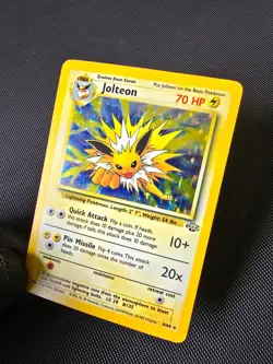 Pokemon WOTC Card - Jolteon - Jungle Set - Holo Rare - 4/64 - LP - Image 3