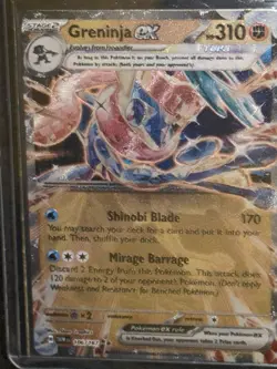 Pokemon Twilight Masquerade Greninja ex METAL GameStop Promo 106/167 NM/M RARE - Image 3