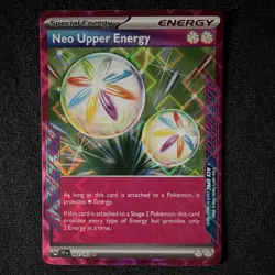 Neo Upper Energy ACE SPEC Pokemon TCG Special Energy 162/162 Holo English - Image 1