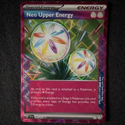 Neo Upper Energy ACE SPEC Pokemon TCG Special Energy 162/162 Holo English - Image 4