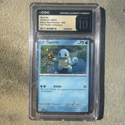 Pokemon Squirtle Cosmos Holo #48 Pokemon 151 Promo - CGC 10 PRISTINE - Image 1