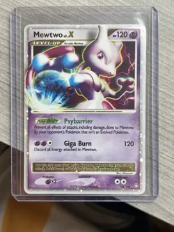 Pokemon Mewtwo LV.X Legends Awakened Ultra Rare Holo Card 144/146 Level Up - Image 1