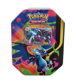 Pokemon TCG Mega Charizard X ex Tin 4 Booster Packs & Charizard Promo Sealed - Image 1