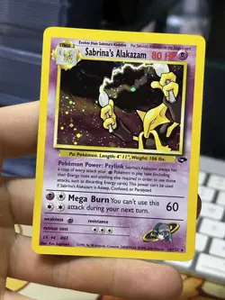 #2 Sabrina's Alakazam 16/132 Gym Challenge 2000 Holo Rare WOTC Pokemon Card TCG - Image 3