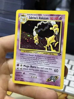 #2 Sabrina's Alakazam 16/132 Gym Challenge 2000 Holo Rare WOTC Pokemon Card TCG - Image 4